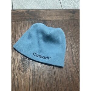 Carhartt Light Blue Knit Beanie One Size Fits All Winter Warm